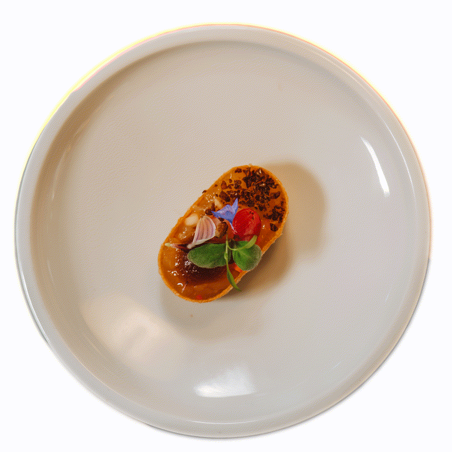 Gericht der deutschen Küche im Restaurant Wetzlarer Hof